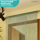String Curtain Panel - Green